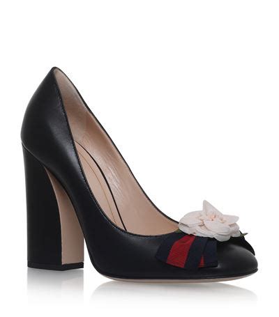 gucci denim heel|Gucci cindi heels.